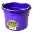 thumbnail image 1 of Little Giant P8FBPURPLE 2 Gallon All Purpose Flat Back Plastic Bucket, Purple, 1 of 7