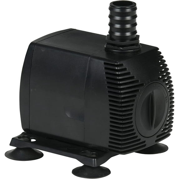 Little Giant PES-1000-PW 1150 GPH, 115-Volt Magnetic Drive Pond Pump With 15-Foot Cord, Black