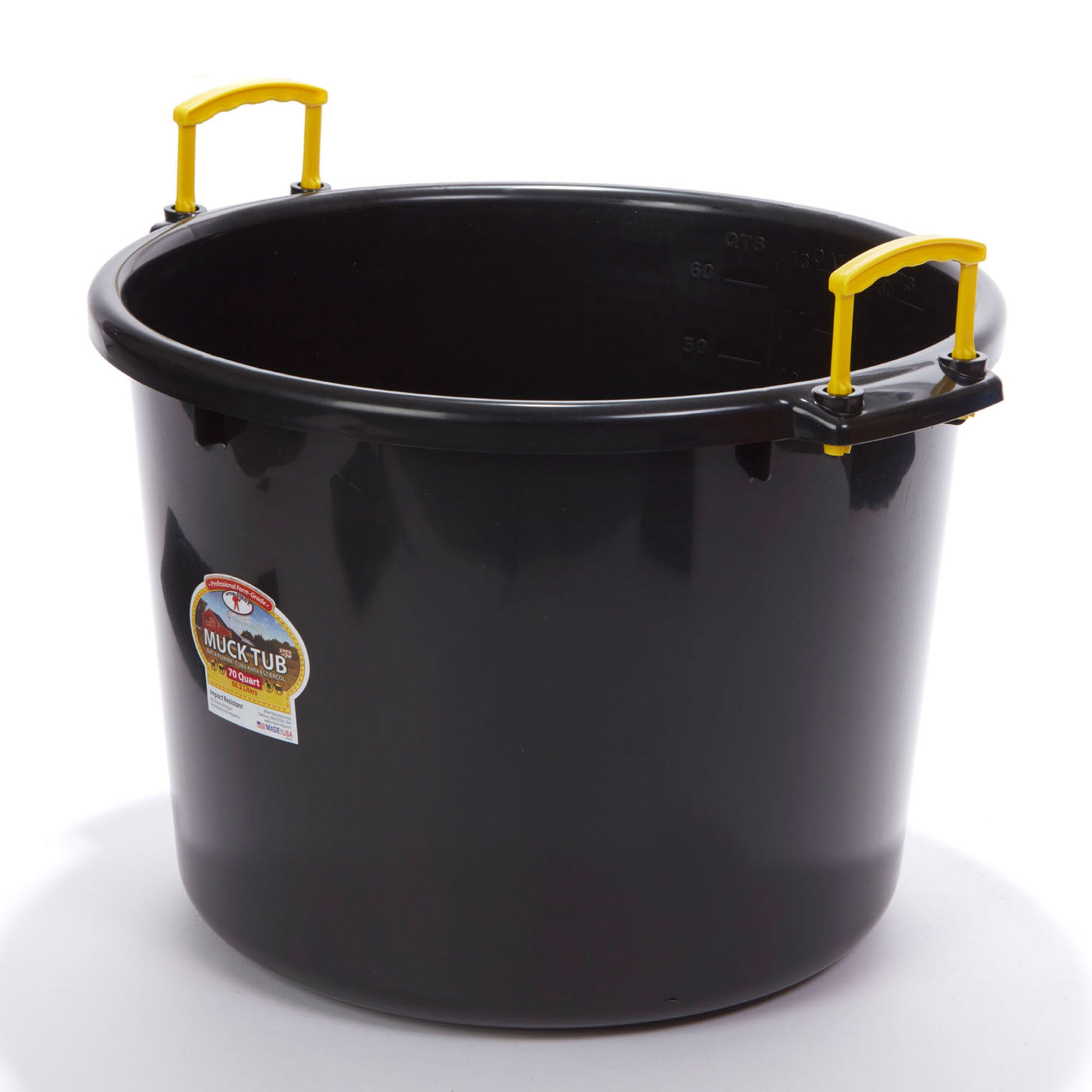 Little Giant Plastic Muck Tub, Durable & Versatile Utility Bucket with