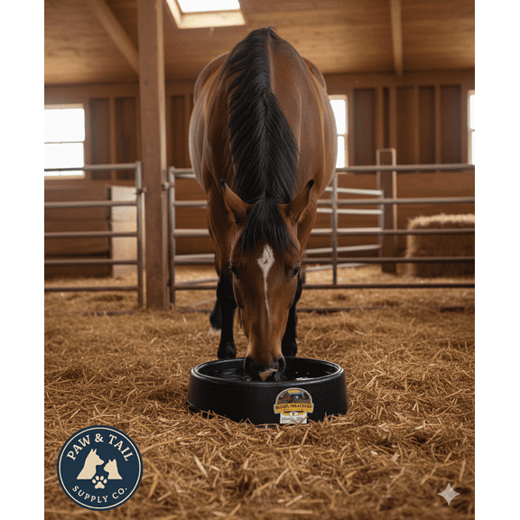 Little Giant 3 Gallon Plastic Pan Feeder Black Low Profile Livestock Feeder