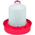 thumbnail image 1 of Little Giant 2-Gallon Poultry Deep Base Waterer, Heavy-Duty Plastic Chicken Water Feeder, Red, 1 of 5