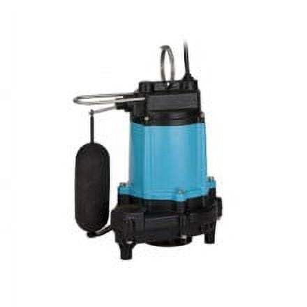 Little Giant 510803, Submersible Effluent Pump, 10 EC Series, Model 10EC-CIA-SFS, 1/2 HP, 115 Volts, 1 Phase, 1-1/2" FNPT Discharge, 67 GPM Max., 36 ft. Max. Head, Polypropylene Volute, 10 ft. Cord