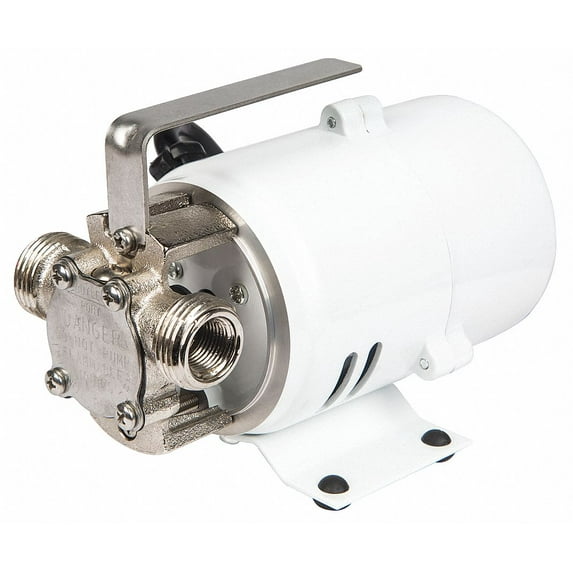 Little Giant Pumps 555112, 0.1 HP, 115 VAC, Multicolor Corded Self-Priming Water Transfer Pump, 5 GPM