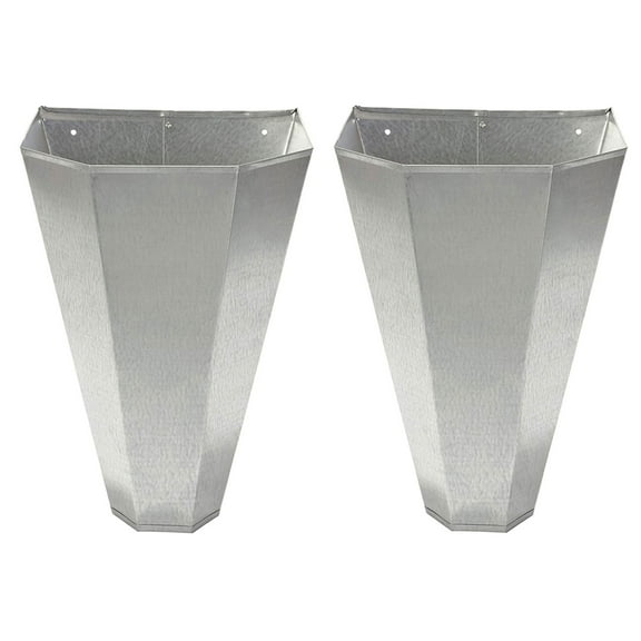 Little Giant RC2 Galvanized Steel Medium Poultry Restraining Cone, Silver (2 Pack)