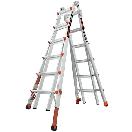 Little Giant Revolution 23' Aluminum Multi-Use Ladder, 300 lbs. Rated, with Leg Levelers