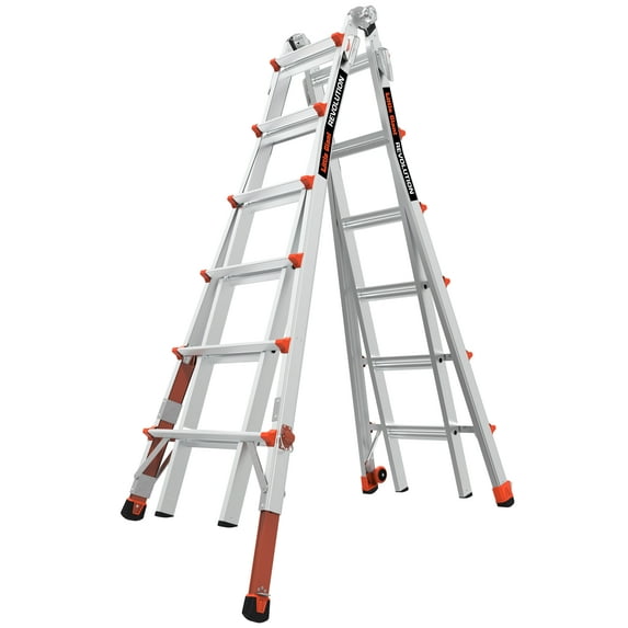Little Giant Revolution 23' Aluminum Multi-Use Ladder, 300 lbs. Rated, with Leg Levelers