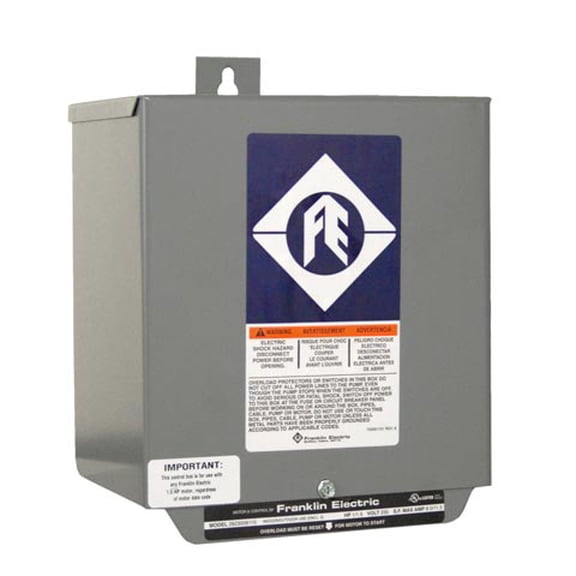 Red Lion Control Box for Three Wire Well Pumps, 1 1/2 hp