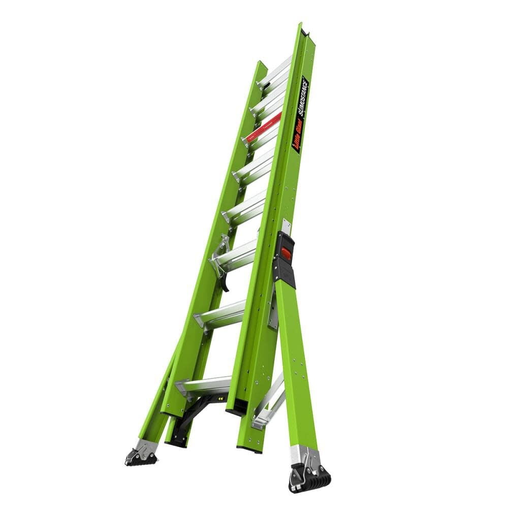 Little Giant Safety Hyperlite Sumostance 16 Ft Type Ia Fiberglass Extension Ladder