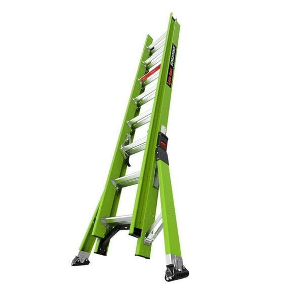 Little Giant Safety Hyperlite Sumostance 16 Ft Type Ia Fiberglass Extension Ladder