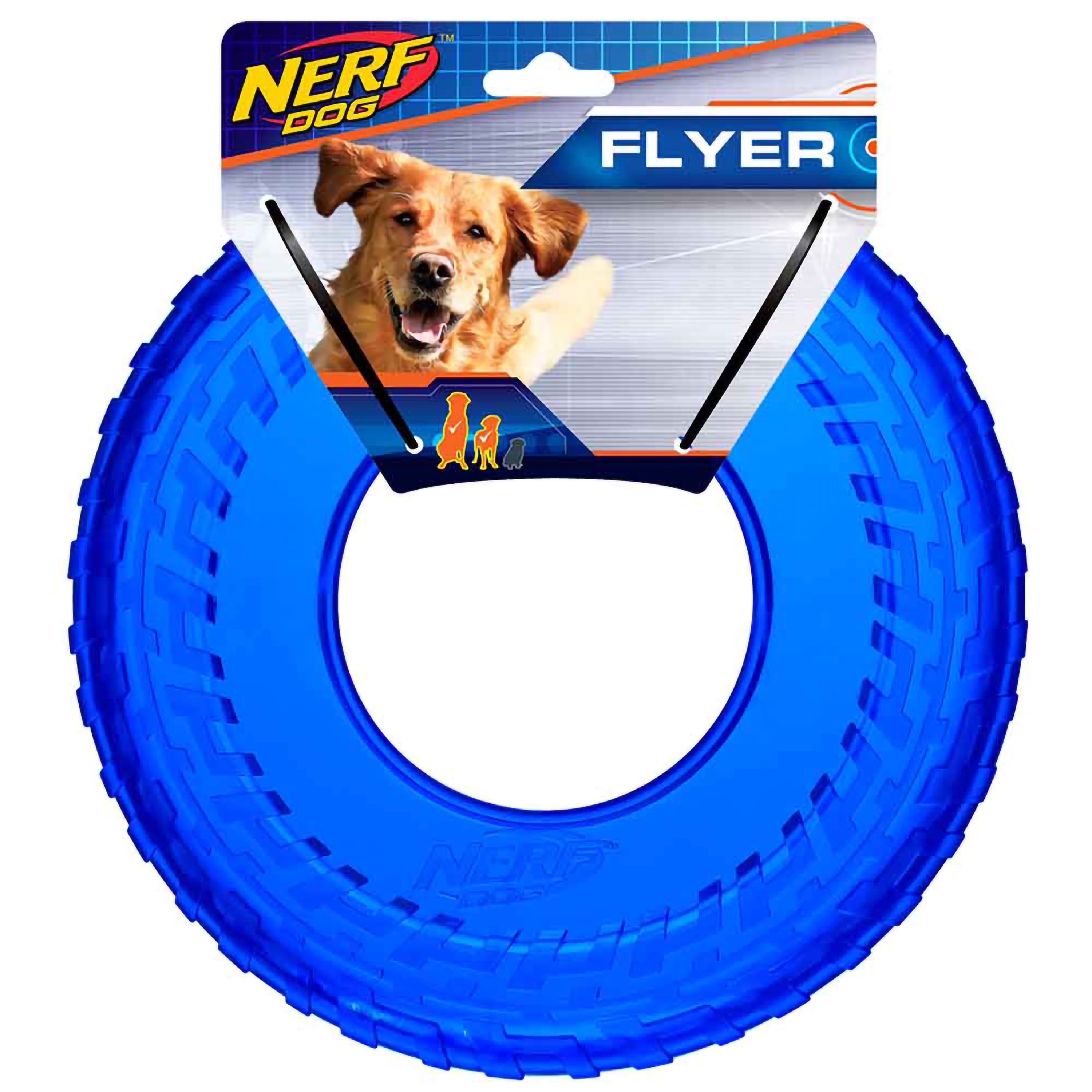 Nerf Pet Nf Flyer Trans Blue