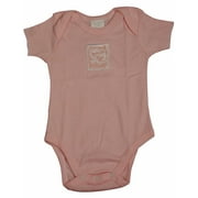 Little Giraffe Baby Newborn Girls Short Sleeve Cotton Bodysuit