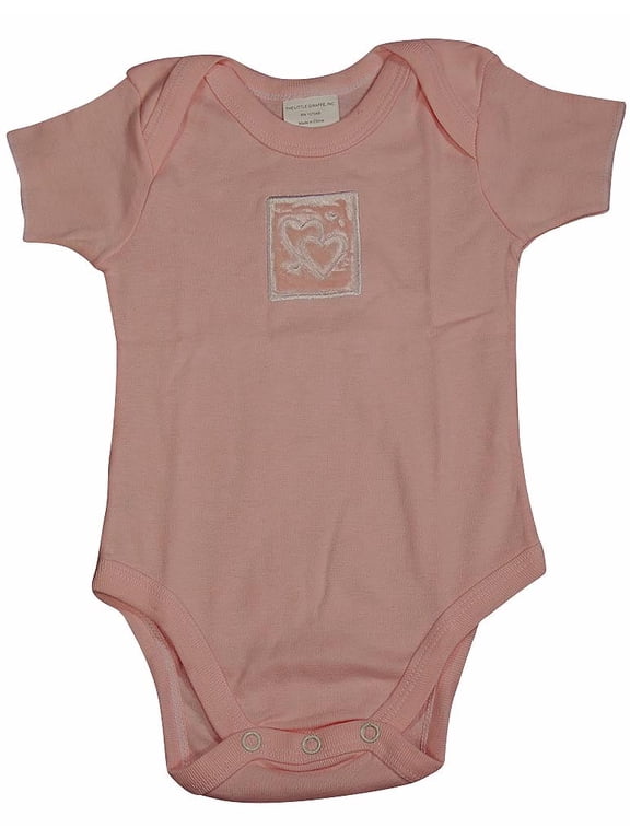 Baby Newborn Girls Short Sleeve Cotton Bodysuit