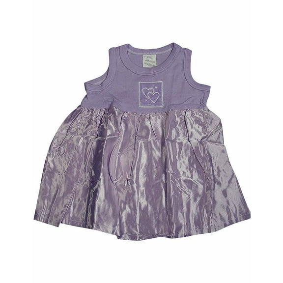 Little Giraffe Baby Newborn Girls Sleeveless Cotton & Satin Dress