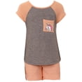 thumbnail image 1 of Little Girl 2 Pieces Set Sequin Unicorn Top T-Shirt Lace Short Pant Outfit (21JK59S) Blush 4, 1 of 3