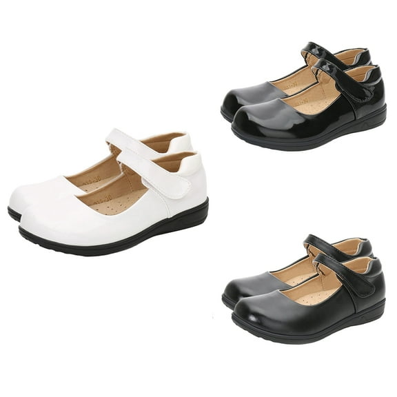 Little Girl/Big Girl's School Synthetic Leather Dress Shoes Uniform Mary Jane Flats