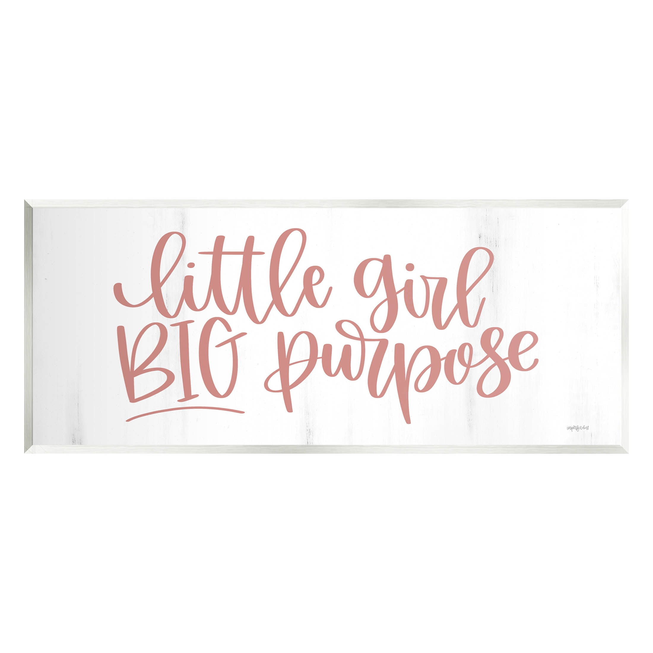 Little Girl Big Purpose Inspirational Inspirational Graphic Art Unframed Art Print Wall Art