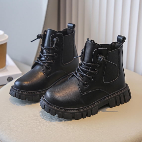 Little Girl Boots Fall Girls' Boots Children'S British Style Short Boots Fashionable For Middle And Older Children Snow Boots Fashion Outdoors Hiking Riding Casual Shoes