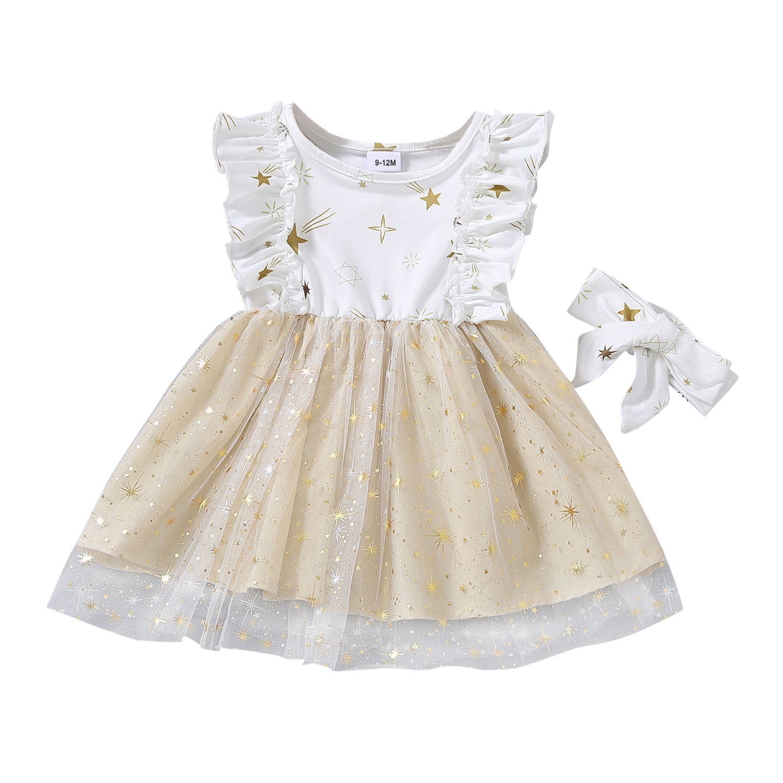 White and online gold graduation dress
