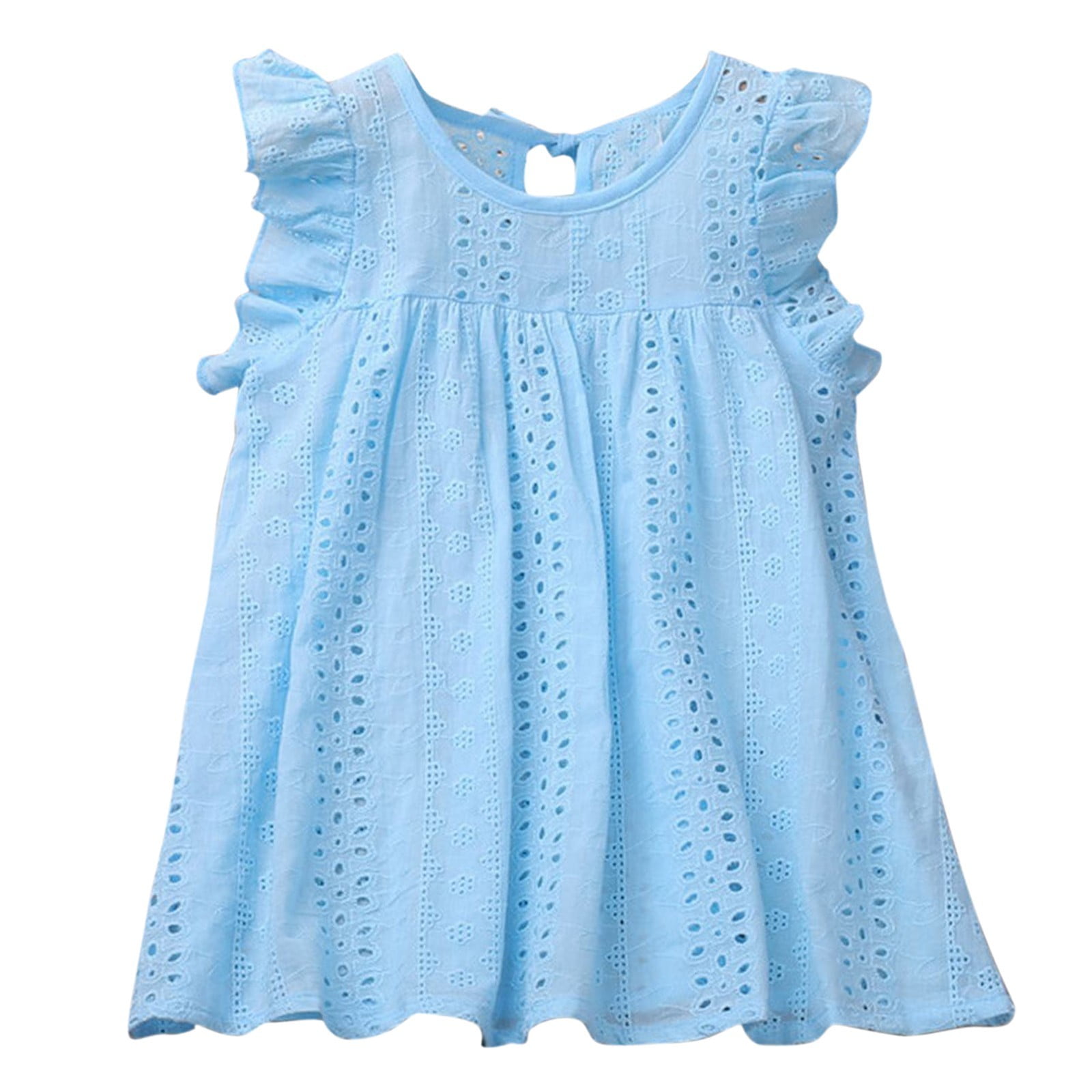 Little Girl Dresses Dress Fly Sleeved Lace Dress Summer Dress Suitable Aged 3 To 8 Flower Girl Dress,Size 7 Years-8 Years