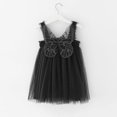 thumbnail image 1 of Little Girl Dresses Ruffles Tulle Dress Girls Casual Summer Dress Tutu for Girl 5-6 Years, 1 of 4