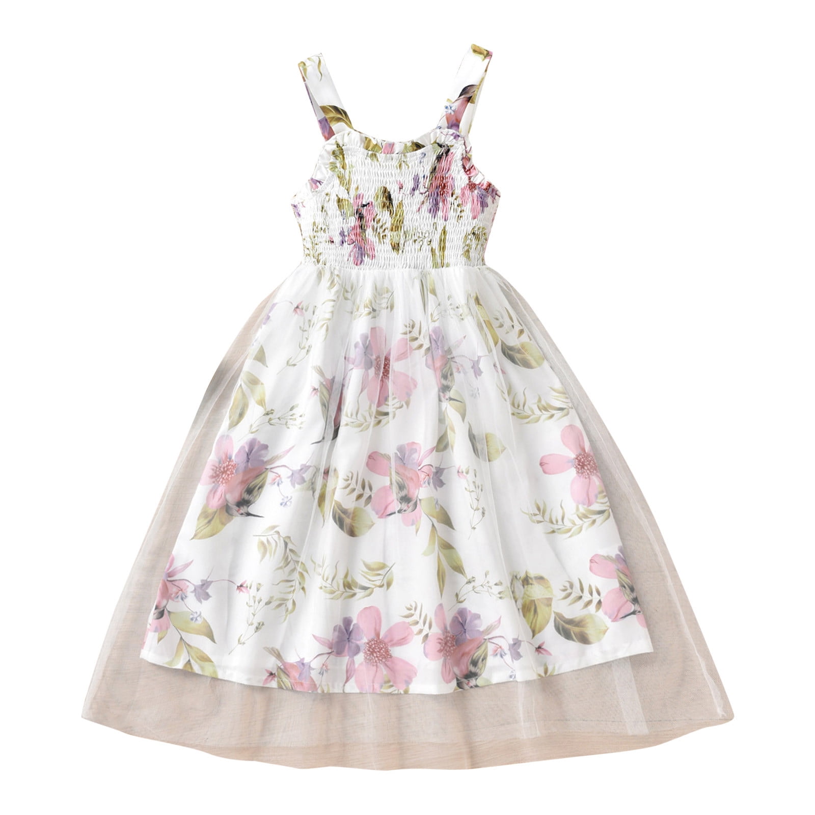 Little Girl Dresses Size 10 Years12 Years Sleeveless Floral Prints