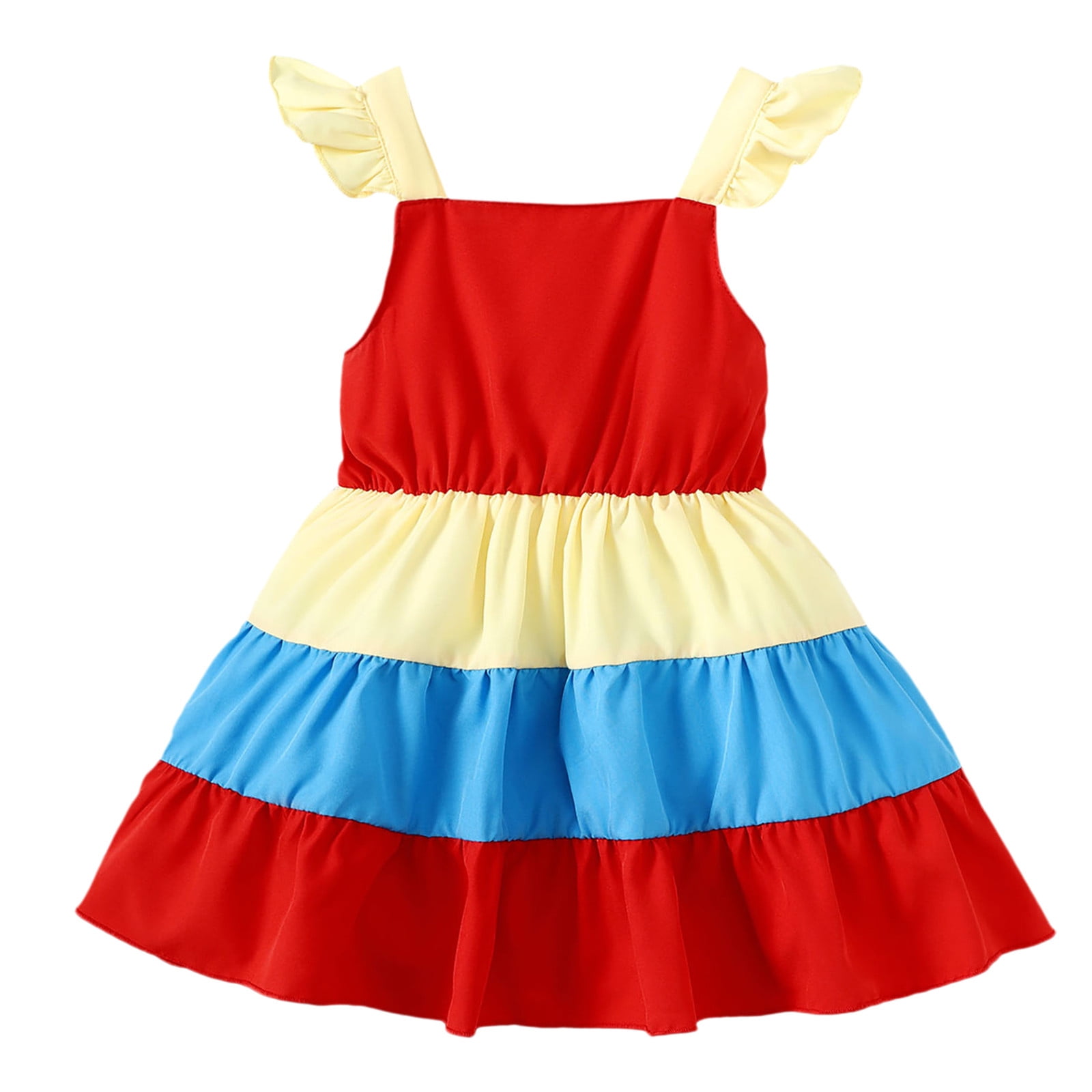 Little Girl Dresses Size 18 Months24 Months Sleeveless Prints Dress