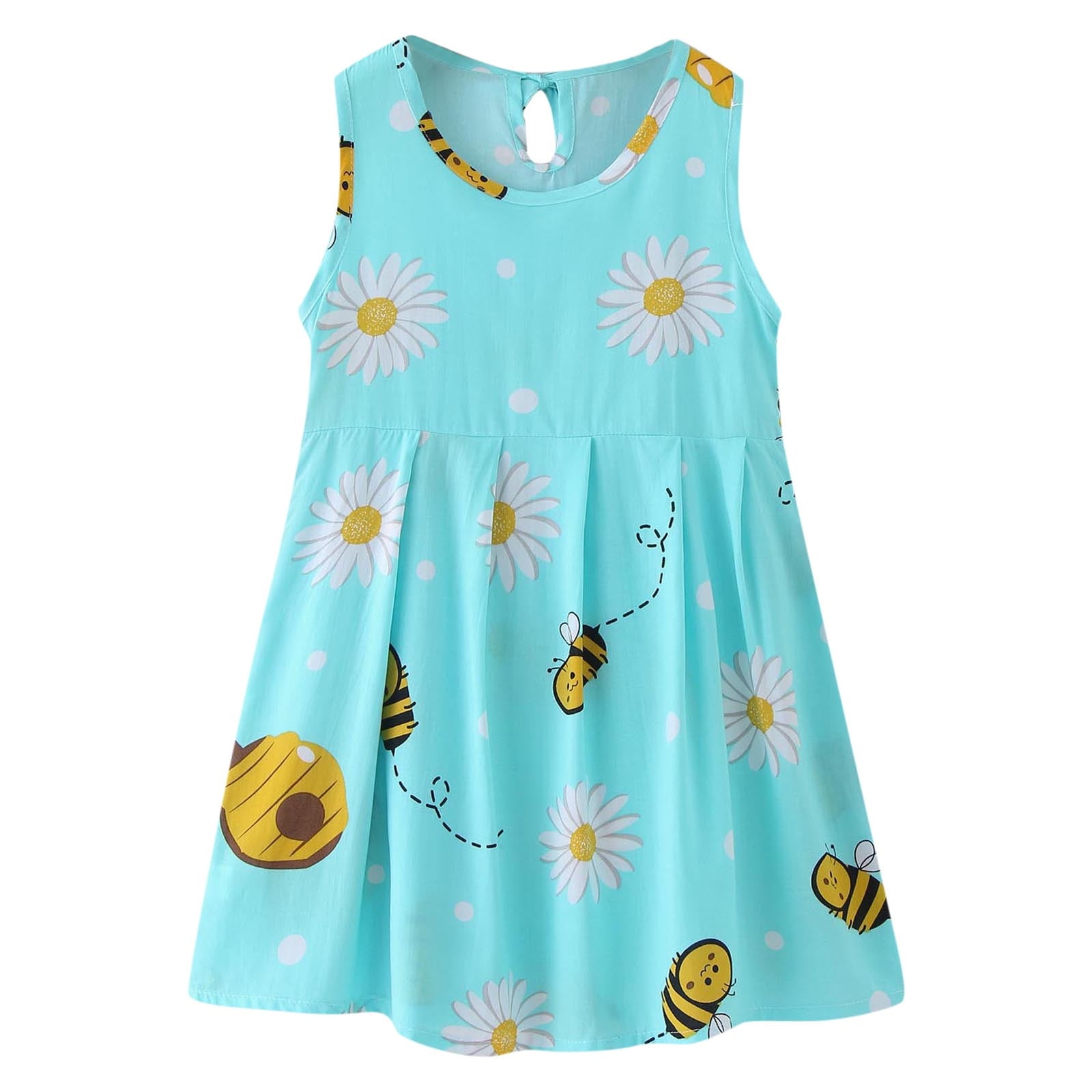 Little Girl Dresses Size 18 Months24 Months Summer Sleeveless Cartoon