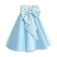 thumbnail image 1 of Little Girl Dresses Toddler Formal Dresses Blue Dress for Girls Fancy Dress Easter Dresses for Girls 4-5 Years, 1 of 2