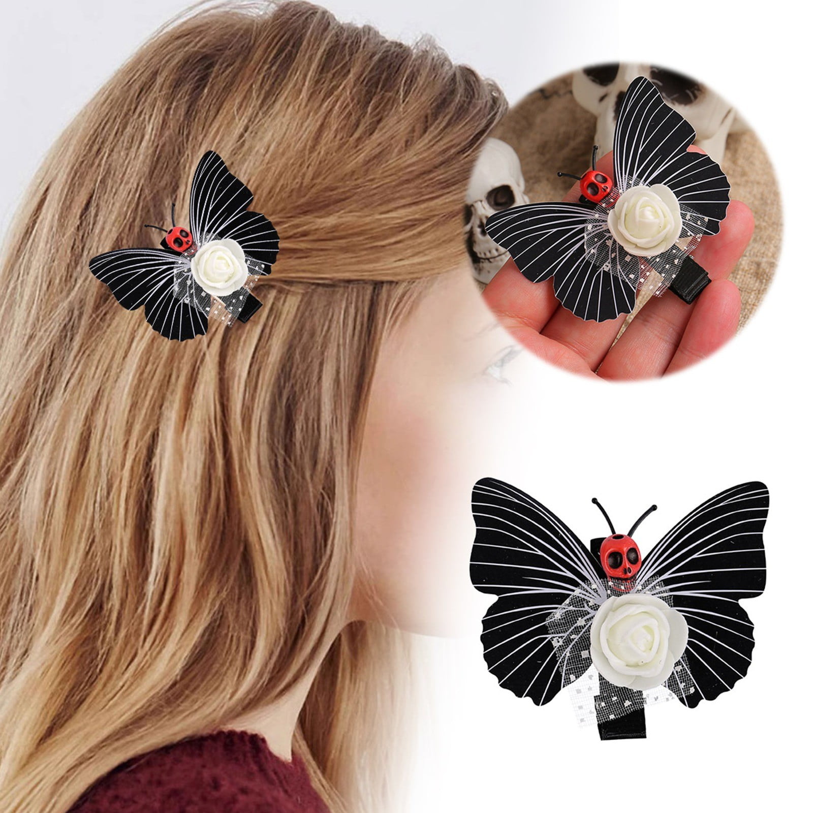 Little Girl Hair Barrettes Self Hinge No Dent Hair Clips Hair Barrettes