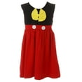 thumbnail image 1 of Little Girl Kids Cute Sleeveless Bow Summer Party Girl Dress Red 5 L 200873 BNY Corner, 1 of 2