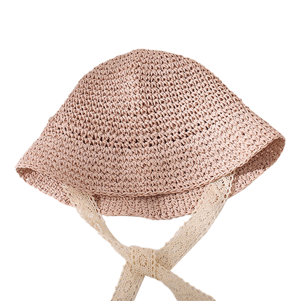 Little Girl Kids Summer Straw Hat,Toddler Girls Wide Brim Floppy Beach