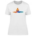 thumbnail image 1 of Little Girl Learning To Swim T-Shirt Women -Image by Shutterstock, Female Large, 1 of 2