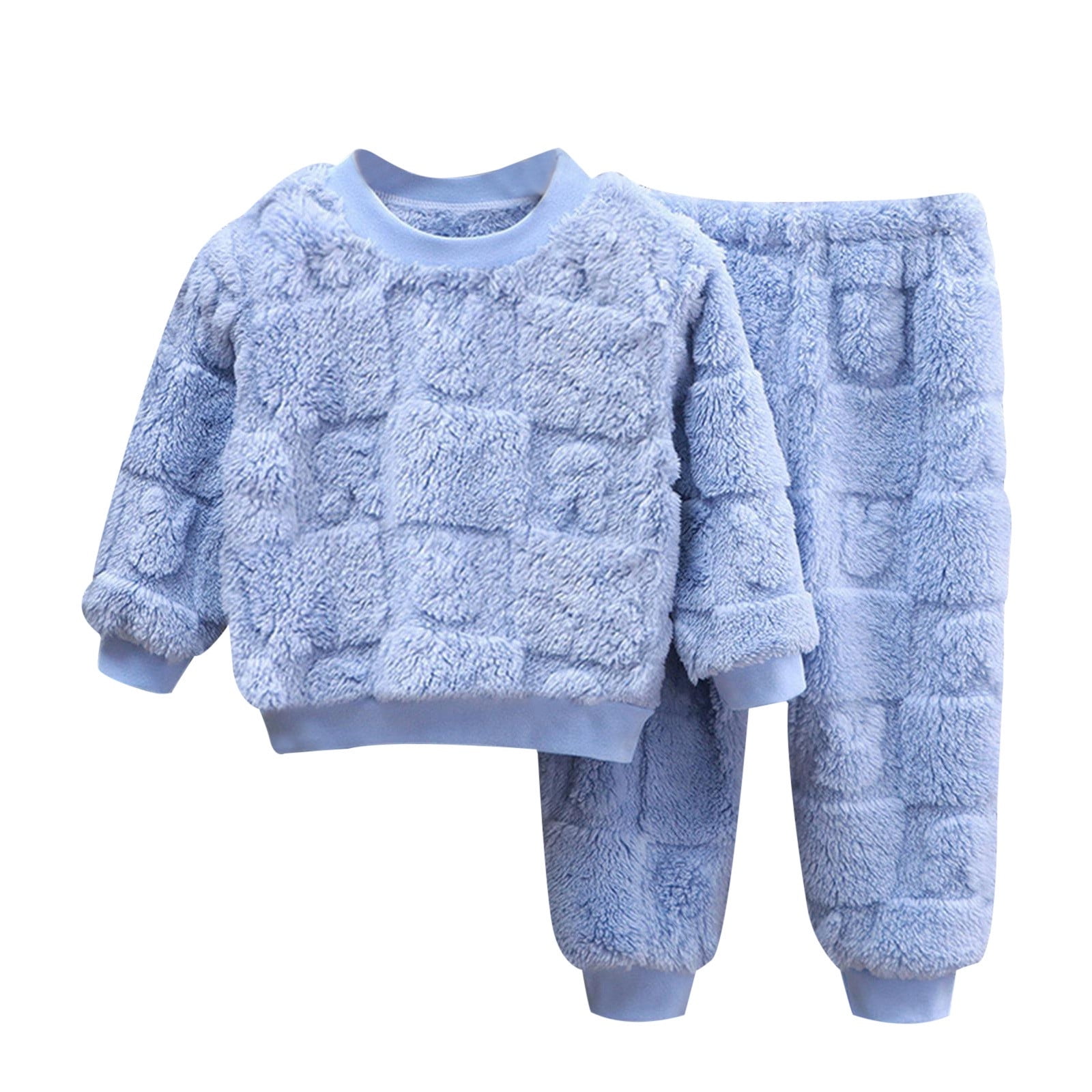 Baby Girl 2 Piece Clothes Set For Casual Wear Blended Pajama Suiting