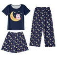 thumbnail image 1 of Little Girl Pajamas 6-7 Years #Black, 1 of 3