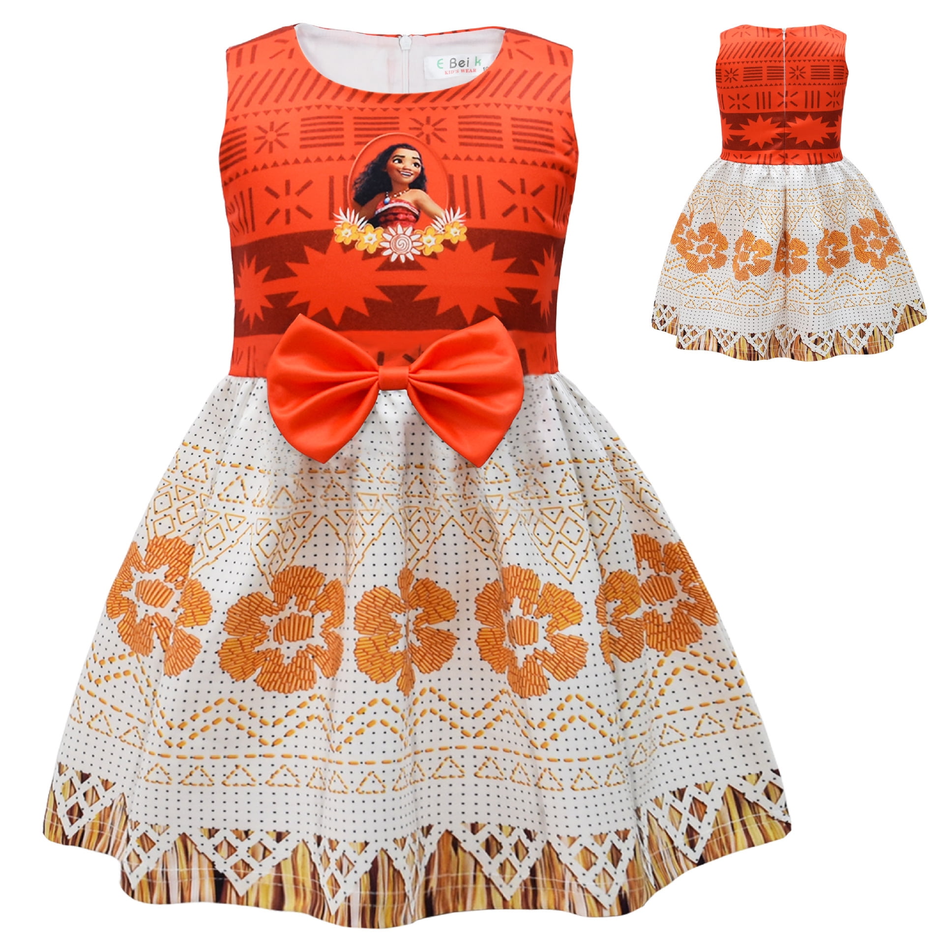 Vestido de Disfraz de Princesa Moana para Niñas Argentina Ubuy