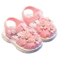 thumbnail image 1 of Little Girl Shoes Cute Sandals for Girls Girls Sandals For Toddlers And Kids Summer Outdoor Play Comfortable Breathable Lightweight Casual Walking Shoes With Sole, 1 of 7