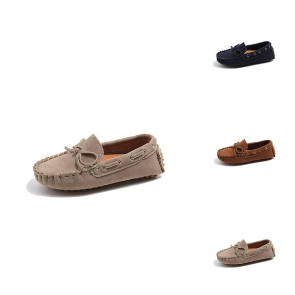 Little Girl Shoes Girls Sneaker Children's Shoe 2025 Spring And Autumn New Bow Both Boys And Girls Leisure Dot Shoes Baby Small Leather Shoes Children's Canvas Shoes 1 10 Years Old