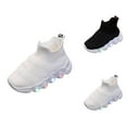 thumbnail image 1 of Little Girl Shoes Girls Sneakers Children Shoes Thick Soled Sneakers Fashionable And Casual Luminous Light Shoes Soft Soled On Sneakers, 1 of 5