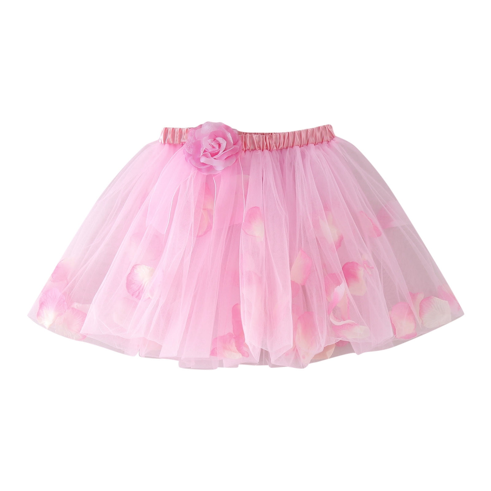 Little Girl Skirt Toddler Girls Flower Birthday Skirts Girl's Party