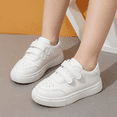 thumbnail image 1 of Little Girl Sneakers Toddler Boys Lightweight Breathable Slip on Tennis Shoes Flat Bottom Thick Sole Walking Shoes, 1 of 6