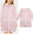 thumbnail image 1 of Little Girl Swim Cover Up Toddler Swimming Suit Cover Up For Girls Absorbent Zip Up Hooded Terry Cloth Cover Up, 1 of 8