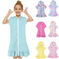 thumbnail image 1 of Baby Girl Bathing Suit 12 Month Girls Swim Cover Up Toddler Summer Swimsuit Coverup Kids Hooded Beach Towels Bathing Suit Wrap, 1 of 6