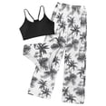 thumbnail image 1 of Little Girl Swimsuit Size 4 Girls Swimsuit Adjustable Straps 3 Piece Bathing Suit Summer Hawaiian Print Bikini Set with Cover Up Skirt Size 6-14, 1 of 6
