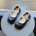 thumbnail image 1 of Little Girl Toddler Girl Dress School Uniform Oxford Mary Jane Shoes - Ballet Flats for Big Girl Party School Shoes, 1 of 9