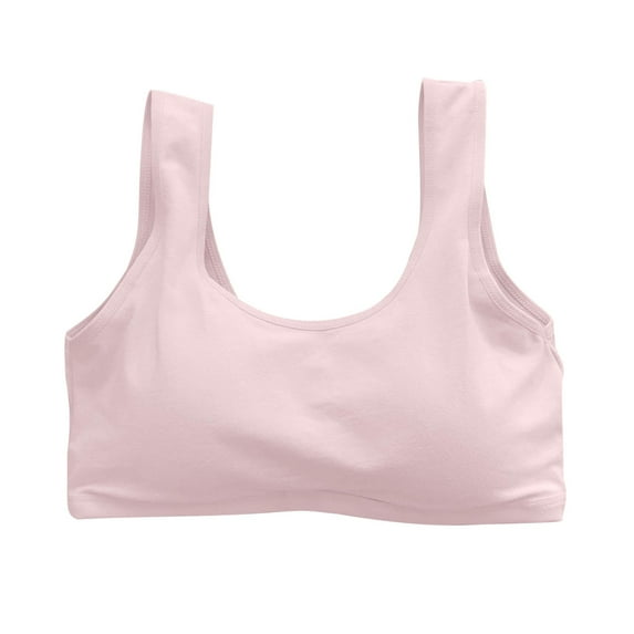 Little Girl Training Bra Training Bras for Girls Seamless Cami Bralettes Cropped Sports Soft Stretchy Underwear Vests One Size