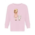 thumbnail image 1 of Little Girl With Bunny Long Sleeve Toddler -Image by Shutterstock,  3 Toddler, 1 of 4