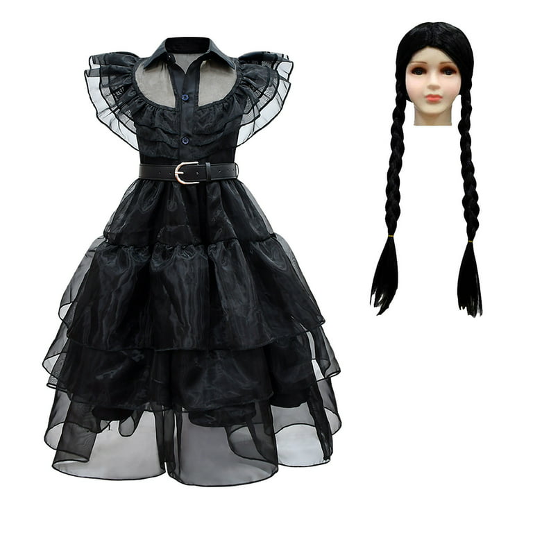 Prom On Wednesday Costume, Spooky Girl Costume 