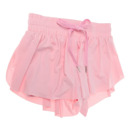 Little Girls Athletic Golf Skort Lightweight Skirt for Running Tennis Workout (Height: 130cm)