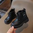 thumbnail image 1 of Little Girls Boots Fall Girls' Boots Children'S British Style Short Boots Fashionable For Middle And Older Children Snow Boots Fashion Outdoors Hiking Riding Casual Shoes, 1 of 7