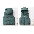 thumbnail image 1 of Little Girls Boys Puffer Vest Boys Vest Cute Hooded Jackets with Bear Ear Sleeveless Windproof Down Jacket Toddler Winter Jacket for Toddler 18-24 Months, 1 of 9